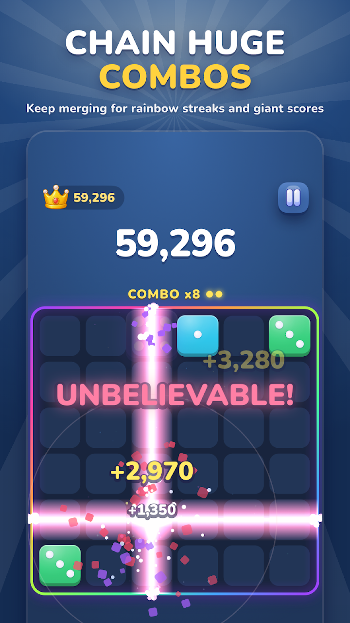 Dice Burst: Merge Block Puzzle screenshot