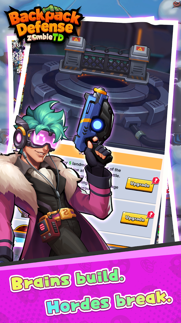 Backpack Defense: Zombie TD screenshot