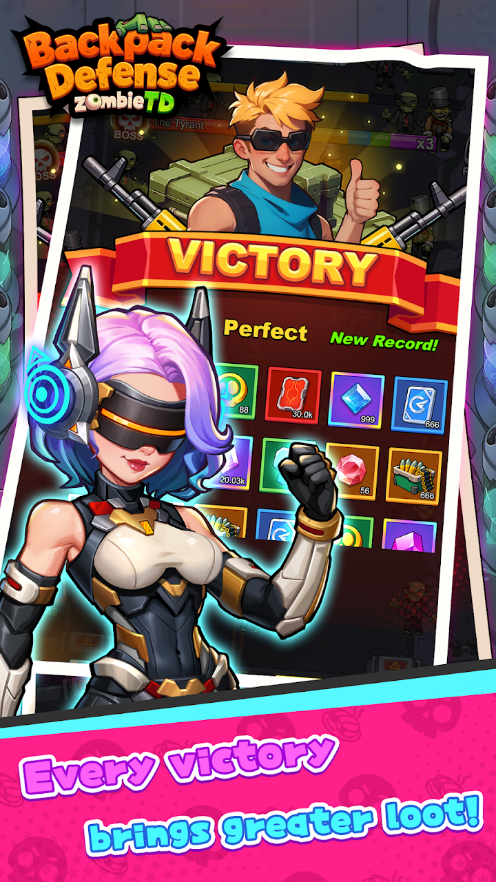 Backpack Defense: Zombie TD screenshot