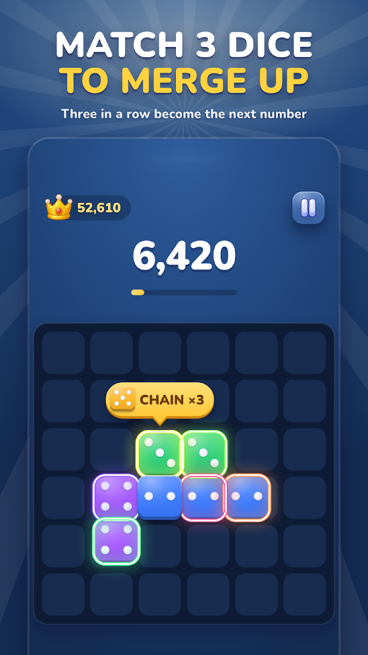 Dice Burst: Merge Block Puzzle screenshot