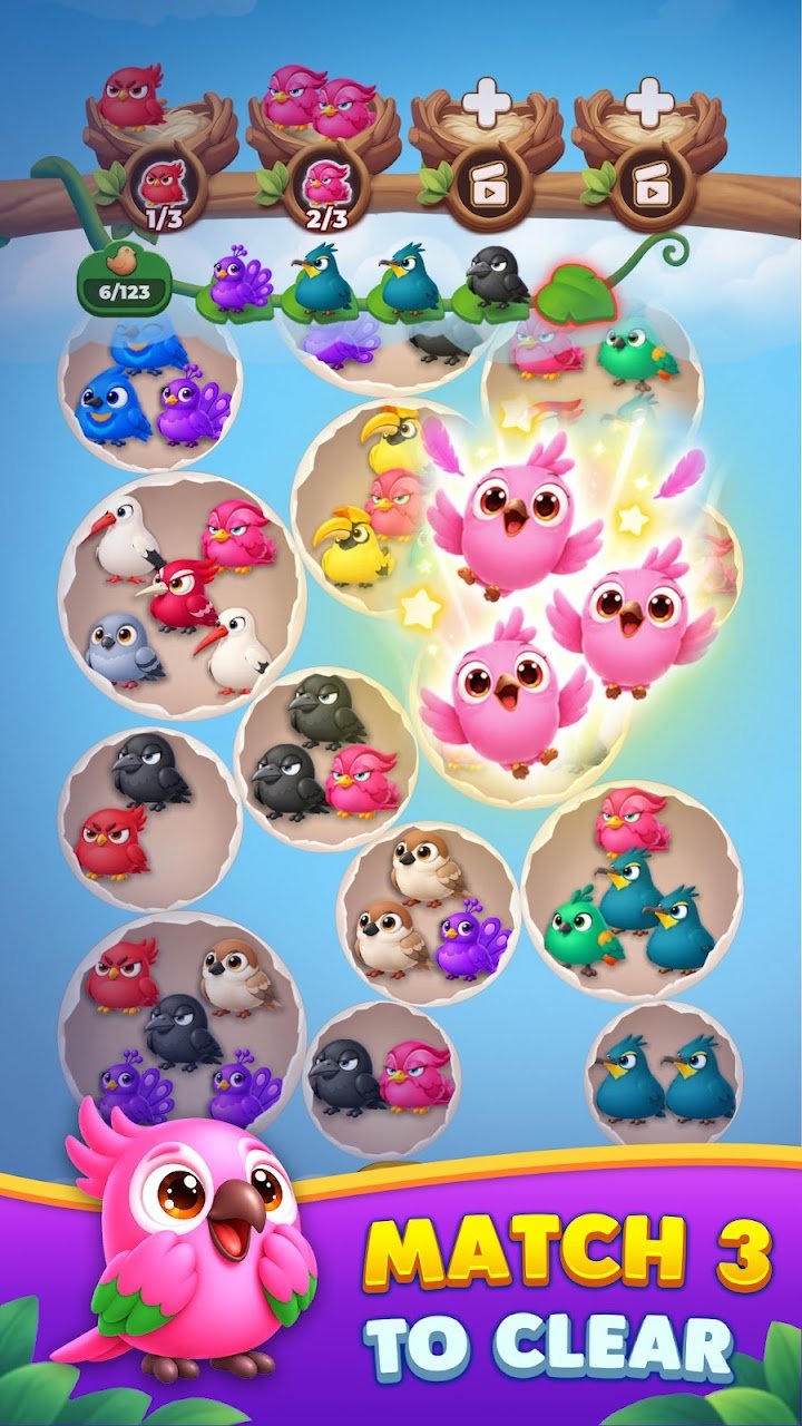 Birdy Sort: Hatchery Puzzle screenshot