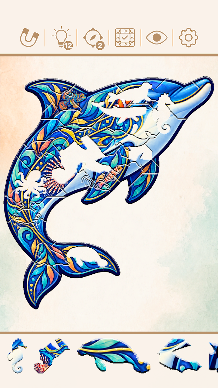 Wild Shapes: Jigsaw Puzzle screenshot
