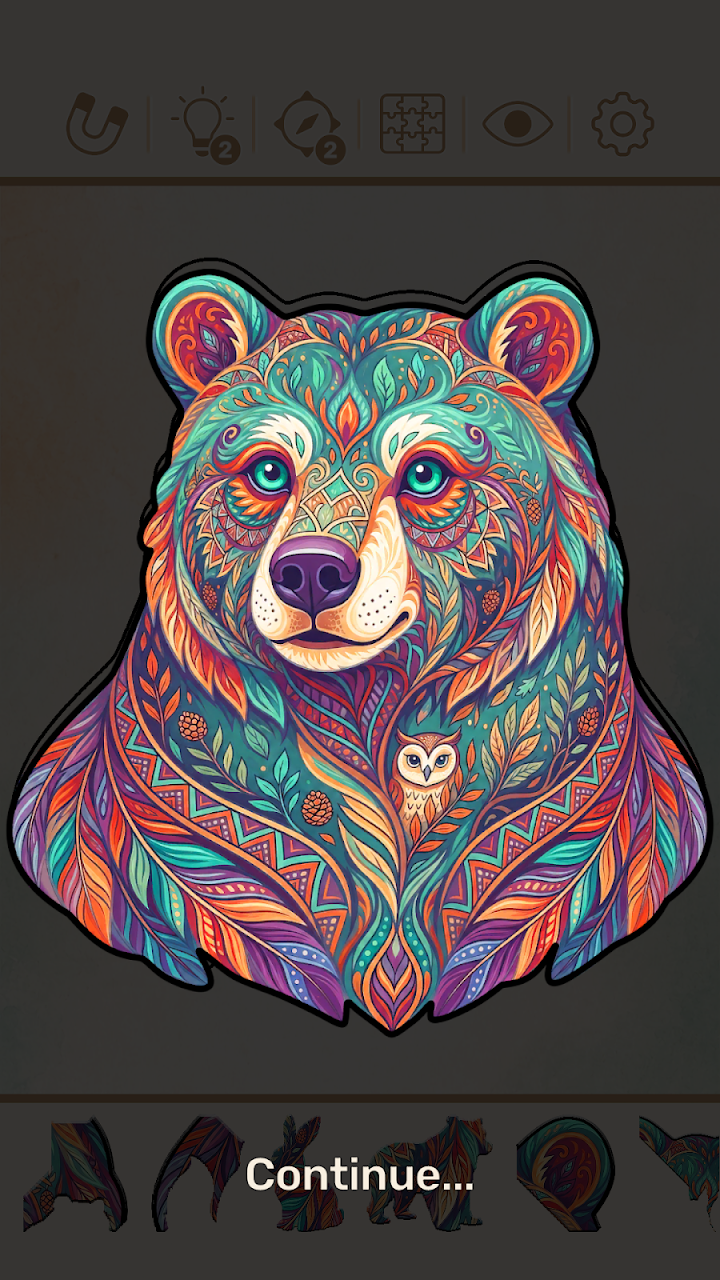 Wild Shapes: Jigsaw Puzzle screenshot